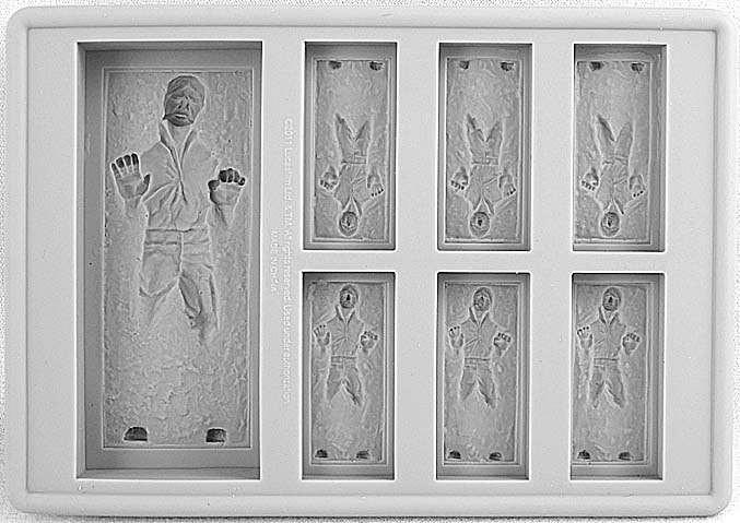 han solo in carbonite ice cube tray