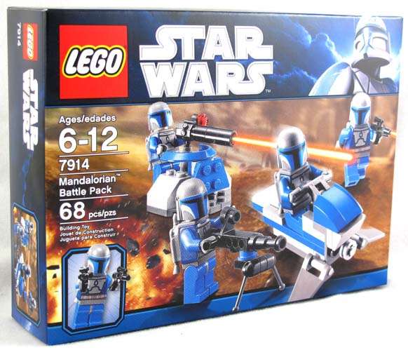 Star Wars Lego Mandalorian Battle Pack w/ 4 Mini Figures #7914